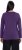 Ulla Popken Basic Round Neck Long Sleeve Slim Fit Cotton Tee Deep Violet - T-särgid - 
