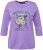 Ulla Popken Horticultural Graphic Floral Tee Pale Lilac - Trükitud/pildiga T-särgid naistele - 