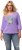 Ulla Popken Horticultural Graphic Floral Tee Pale Lilac - Trükitud/pildiga T-särgid naistele - 