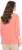 Ulla Popken Make It Amazing 3/4 Sleeve Graphic Tee Coral - Trükitud/pildiga T-särgid naistele - 