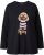 Ulla Popken Sequined Puppy Long Sleeve Graphic Tee Black - Trükitud/pildiga T-särgid naistele - 