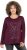 Ulla Popken Holiday Long Sleeve Graphic Tee Plum - Trükitud/pildiga T-särgid naistele - 