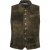 jP1880 Finest Goat Suede Traditional Vest Dark Brown - Trachten & Oktoberfest - Oktoberfesti riided suurtes suurustes (Trachten)