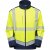 Leo Bowden Ecoviz Softshell Jacket Hi-Vis Yellow/Navy Print - Tööriided - Suured tööriided