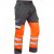 Leo Bideford Ecoviz Poly/Cotton Cargo Trouser Hi-Vis Orange/Grey - Tööriided - Suured tööriided