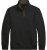 Double Outfitters MTOP-1163 Poole tõmblukuga dressipluus Must - Sviitrid ja dressipluusid - Meeste suured kapuutsiga jakid suurustes 2XL – 14XL