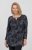 Scandinavian Caramel Triangles Tunic Dark Blue - Trükitud/pildiga T-särgid naistele - 