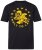 JP1880 T-Shirt Short Sleeve Chest Print Skulls Black - T-särgid - Suured T-särgid 2XL – 14XL