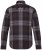 JP1880 Shirt Flannel Long Sleeve Dark Brown - Särgid - Meeste suured särgid 2XL – 8XL