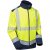 Leo Bowden Ecoviz Softshell Jacket Hi-Vis Yellow/Navy Print - Tööriided - Suured tööriided