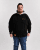 Motley Denim Copenhagen Hoodie Black - Sviitrid ja dressipluusid - Meeste suured kapuutsiga jakid suurustes 2XL – 14XL