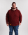 Motley Denim Copenhagen Hoodie Red - Sviitrid ja dressipluusid - Meeste suured kapuutsiga jakid suurustes 2XL – 14XL