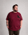 Motley Denim Milan T-särk Punane - T-särgid - Suured T-särgid 2XL – 14XL