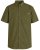 Motley Denim Zagreb Lühikeste Varrukatega Särk Tume khaki - Särgid - Meeste suured särgid 2XL – 8XL