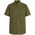 Motley Denim Zagreb Lühikeste Varrukatega Särk Tume khaki - Särgid - Meeste suured särgid 2XL – 8XL