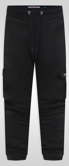 D555 Dexter 1 Cargo Jogger With Bear Embroidery Must - Dressipüksid ja -šortsid - Spordipüksid ja Lühikesed Spordipüksid