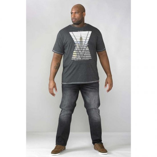 D555 Benson Tapered Fit Stretch Jeans Stonewash TALL SIZES - MEESTERIIDED MT-6XLT - Pikad meeste riided