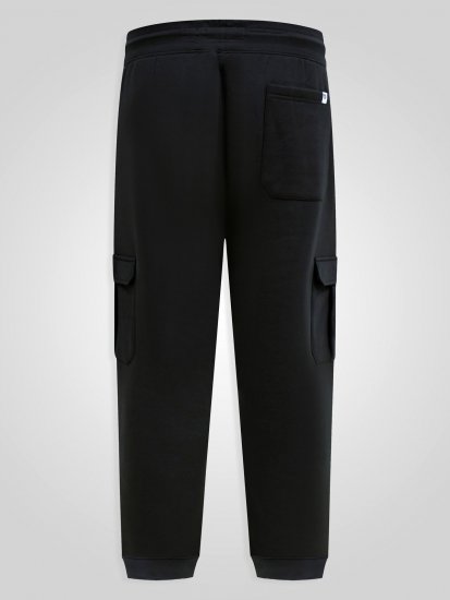 D555 Dexter 1 Cargo Jogger With Bear Embroidery Must - Dressipüksid ja -šortsid - Spordipüksid ja Lühikesed Spordipüksid
