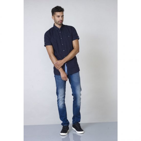 D555 Kurt Printed Short Sleeve Shirt - Särgid - Meeste suured särgid 2XL – 8XL