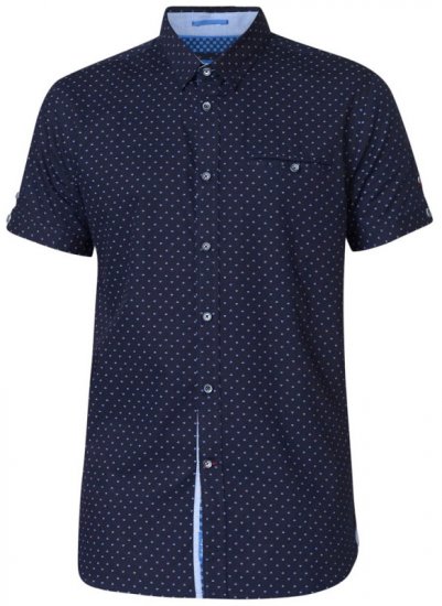 D555 Kurt Printed Short Sleeve Shirt - Särgid - Meeste suured särgid 2XL – 8XL