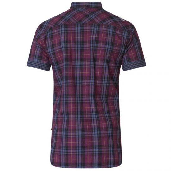 D555 Herbie Short Sleeve Shirt - Särgid - Meeste suured särgid 2XL – 8XL