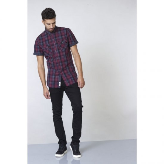 D555 Herbie Short Sleeve Shirt - Särgid - Meeste suured särgid 2XL – 8XL