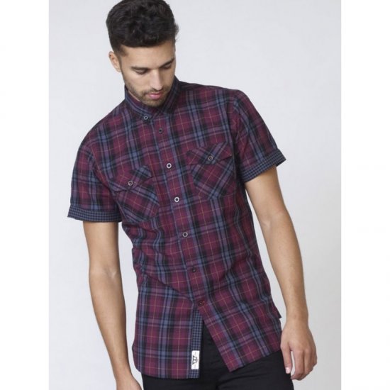 D555 Herbie Short Sleeve Shirt - Särgid - Meeste suured särgid 2XL – 8XL