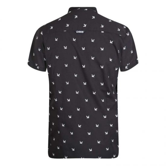 D555 Marley Shirt Black - Särgid - Meeste suured särgid 2XL – 8XL