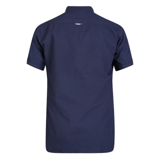 D555 Wesson Shirt Navy - Särgid - Meeste suured särgid 2XL – 8XL