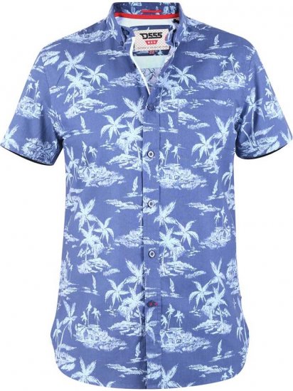 D555 WHITSBURY Hawaiian Print Shirt - Särgid - Meeste suured särgid 2XL – 8XL