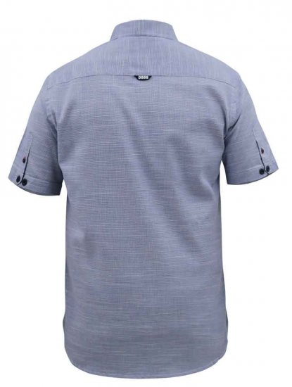 D555 Hadley S/S Micro Dog Tooth Check Shirt - Särgid - Meeste suured särgid 2XL – 8XL