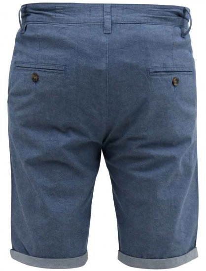 D555 Alderton Stretch Chambray Shorts Navy - Lühikesed püksid - Lühikesed Püksid suured suurused: W40-W60