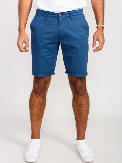 D555 Nelson Stretch Chino Shorts Blue - Lühikesed püksid - Lühikesed Püksid suured suurused: W40-W60