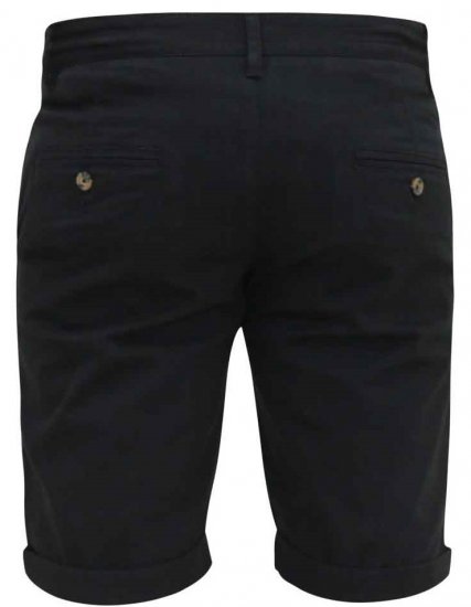 D555 Nelson Stretch Chino Shorts Black - Lühikesed püksid - Lühikesed Püksid suured suurused: W40-W60