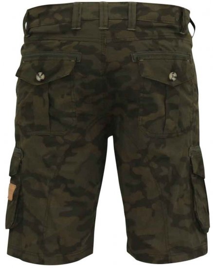 D555 Woobridge Camo Cotton Cargo Shorts - Lühikesed püksid - Lühikesed Püksid suured suurused: W40-W60