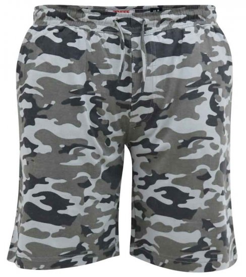 D555 Carlton Elasticated Waist Jersey Camo Shorts - Dressipüksid ja -šortsid - Spordipüksid ja Lühikesed Spordipüksid