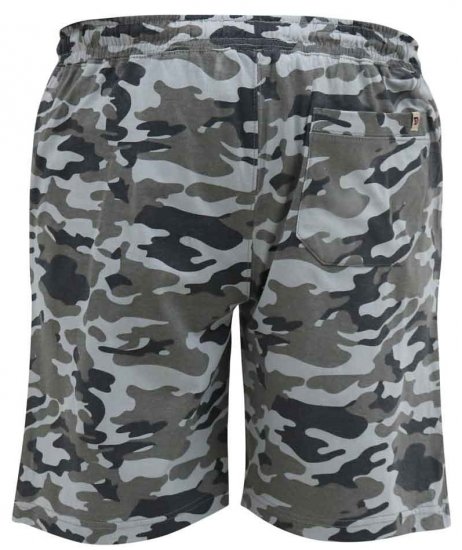 D555 Carlton Elasticated Waist Jersey Camo Shorts - Dressipüksid ja -šortsid - Spordipüksid ja Lühikesed Spordipüksid