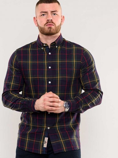 D555 Gladstone Check Button Down Collar Shirt - Särgid - Meeste suured särgid 2XL – 8XL
