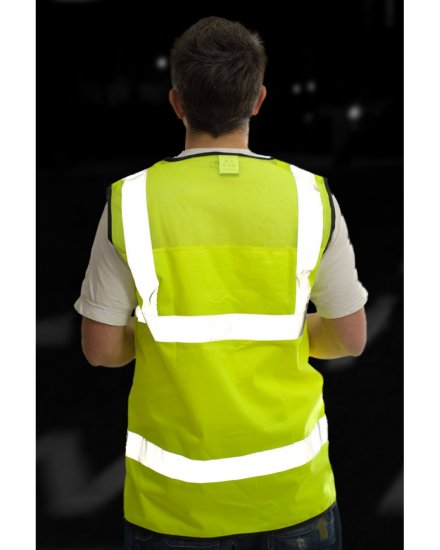 Leo Velator Mesh Back Waistcoat Hi-Vis Yellow - Tööriided - Suured tööriided
