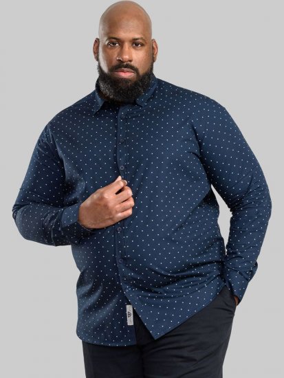 D555 Boscastle LS Shirt - Särgid - Meeste suured särgid 2XL – 8XL
