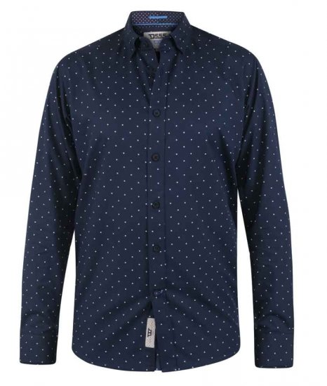 D555 Boscastle LS Shirt - Särgid - Meeste suured särgid 2XL – 8XL