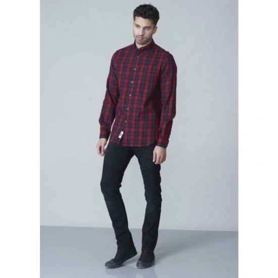 D555 Theo Long Sleeve Check Shirt - Särgid - Meeste suured särgid 2XL – 8XL
