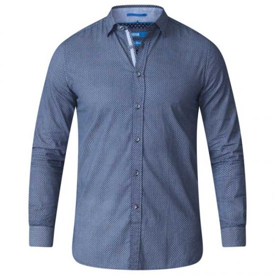 D555 Kermit Long Sleeve Printed Shirt - Särgid - Meeste suured särgid 2XL – 8XL