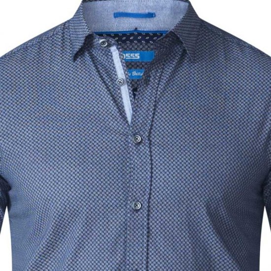 D555 Kermit Long Sleeve Printed Shirt - Särgid - Meeste suured särgid 2XL – 8XL