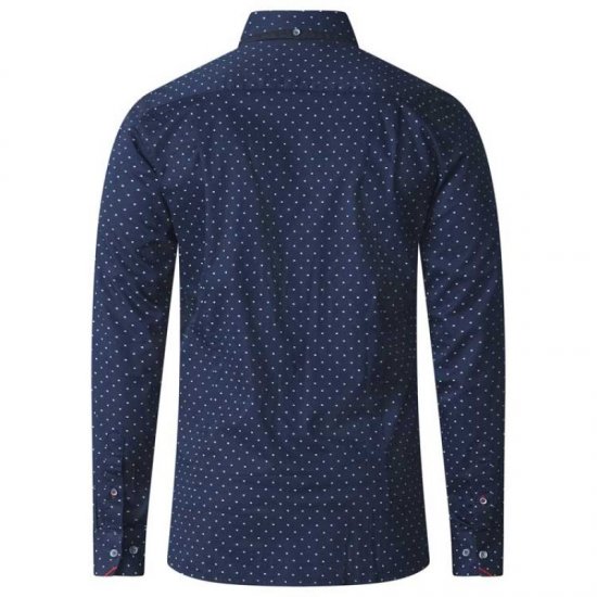 D555 Rashard Long Sleeve Printed Shirt - Särgid - Meeste suured särgid 2XL – 8XL