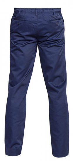 D555 Basilio Pants with elasticated waist Navy - Teksad ja püksid - Meeste suured teksad W40 – W70