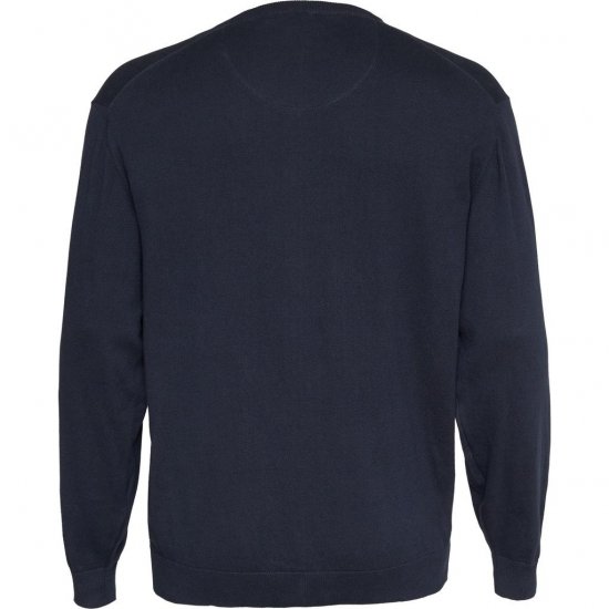 North Latitude V-neck knit Night Sky - Sviitrid ja dressipluusid - Meeste suured kapuutsiga jakid suurustes 2XL – 14XL