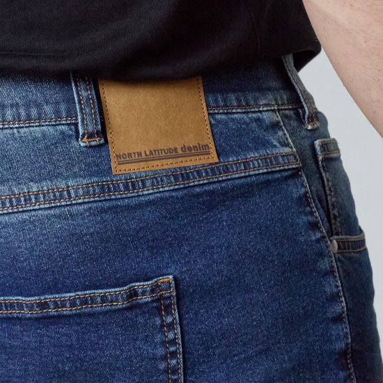 North Latitude Jeans Jack Blue Used Wash - Jakid ja joped - Joped, suured suurused: 2XL – 12XL
