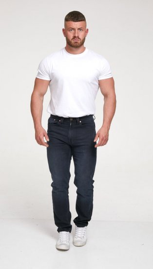 D555 Hockliffe 1959 Fit Stretch Jeans Dark Wash - Teksad ja püksid - Meeste suured teksad W40 – W70