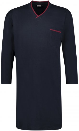 Adamo Bill Long Nightshirt Navy - Aluspesu ja Ujumisriided - Aluspesu 2XL-8XL